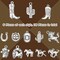 78 Pieces Western Cowboy Charms for Jewelry Making Western Horse Charms Cowboy Boot Charms Antique Silver Alloy Pendants Charms for Bracelet Earrings Necklace Jewelry Making